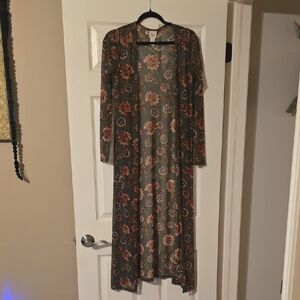 Daytrip Floral Long Sleeve Duster